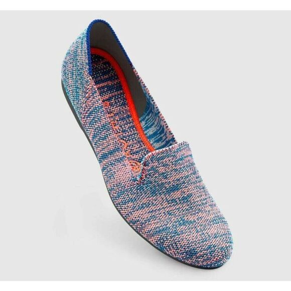 ROTHY'S The Loafer 'Turquoise Melange' Size 9.5 - Picture 1 of 8